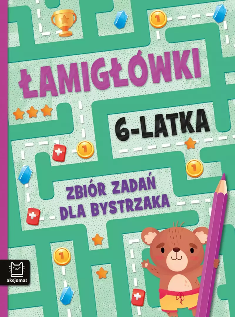 Łamigłówki 6-latka. Zbiór zadań dla bystrzaka Łamigłówki 6-latka. Zbiór zadań dla bystrzaka