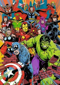 Puzzle 1000 elementów. Premium Plus. Marvel Heroes, zdjęcie 2