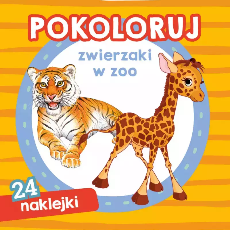 Pokoloruj. Zwierzaki w zoo Pokoloruj. Zwierzaki w zoo