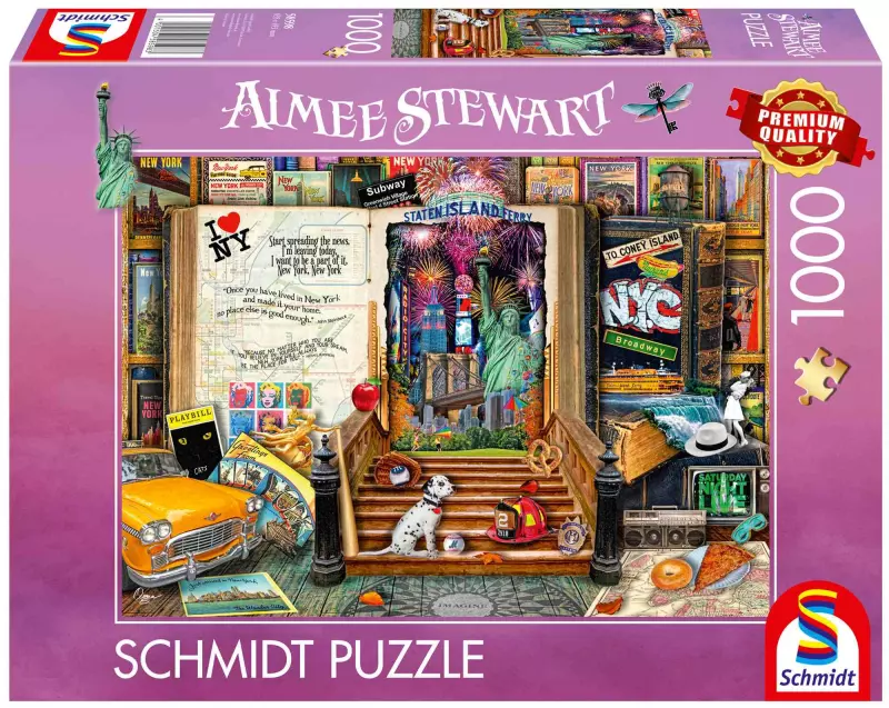 Puzzle 1000 PQ Aimee Stewart Wspomnienia z nowego Jorku 113651 Puzzle 1000 PQ Aimee Stewart Wspomnienia z nowego Jorku 113651