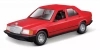 Model metalowy Mercedes Benz 190E 1987 1/24 czerwony - zdjęcie