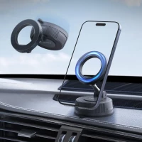 Spigen MFT36 Vacuumlock Magnetic MagSafe Dashboard Car Mount Black, zdjęcie 11