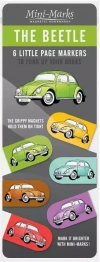 Zakładki magnetyczne auta - Beetle VW Garbus 6szt - zdjęcie