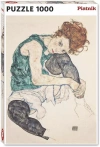 Puzzle 1000 - Schiele, Siedząca Kobieta PIATNIK - zdjęcie