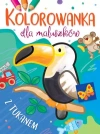 Kolorowanka dla maluszków z tukanem - zdjęcie