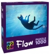 Puzzle 1000 elementów. Flow. Czarny kot - zdjęcie