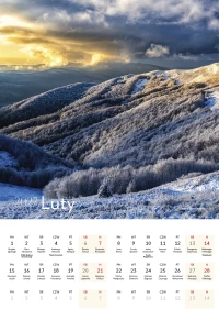Kalendarz ścienny 2027, Bieszczady, zdjęcie 2