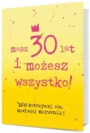 Karnet Urodziny 30 K. B6-1910 - zdjęcie