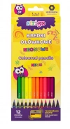 Kredki ołówkowe 12kol/180 Neon Ssc117 Temper Wb - zdjęcie