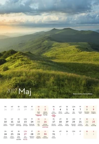 Kalendarz ścienny 2027, Bieszczady, zdjęcie 3