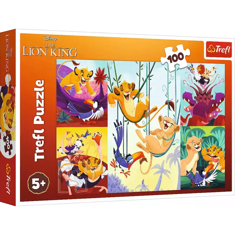 Puzzle 100 elementów. Król Lew. Dzielny Król Lew Puzzle 100 elementów. Król Lew. Dzielny Król Lew
