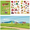 Książeczka z naklejkami - farma - zdjęcie