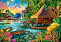 Puzzle 1000 elementów. Tropical Island, zdjęcie 2