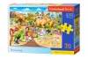 Puzzle 70 elementów. Park dinozaurów - zdjęcie