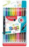 Cienkopis Graph Peps Deco 10 kolorów MAPED - zdjęcie