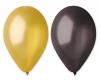Balony metaliczne złote i czarne (50 sztuk) - zdjęcie
