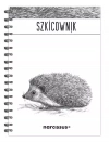 Szkicownik B5 na spirali gładki Jeż - zdjęcie