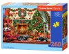 Puzzle 260 elementów. Przytulny kominek - zdjęcie