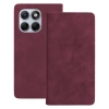 Etui Smart Suede do Motorola Moto G34 bordowe - zdjęcie