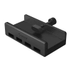 Hub Orico MH4PU montowany na zacisk 4x USB-A 3.0 - czarny - zdjęcie
