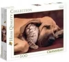 Puzzle 500 elementów. High Quality Collection. Pies i kot - zdjęcie