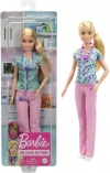 Barbie Kariera. DVF50 Lalka pielęgniarka z akcesoriami, jasnowłosa - zdjęcie