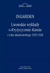 Lwowskie wykłady o "Krytycyzmie" Kanta z roku akademickiego 1935/1936 - zdjęcie
