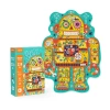 Puzzle dla dzieci o nieregularnej formie mideer – Fabryka robotów (226 el.) - zdjęcie