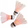 LOTKA BADMINTON Z PIÓR 3 SZT LED ENERO - zdjęcie