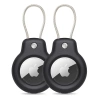 Tech-Protect Rough Vein 2-Pack Apple Airtag 1 / 2 Black - zdjęcie