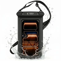 Tech-Protect UWC7 Universal Waterproof Floating Case 6.9 Inch Black, zdjęcie 2