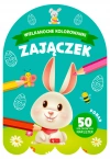 Wielkanocne kolorowanki. Zajączek - zdjęcie