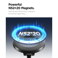 Spigen MFT36 Vacuumlock Magnetic MagSafe Dashboard Car Mount Black, zdjęcie 9