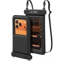 Tech-Protect UWC7 Universal Waterproof Floating Case 6.9 Inch Black, zdjęcie 4
