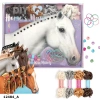 Zestaw do ozdabiania grzywy włóczką Diy Miss Melody 12484A - zdjęcie