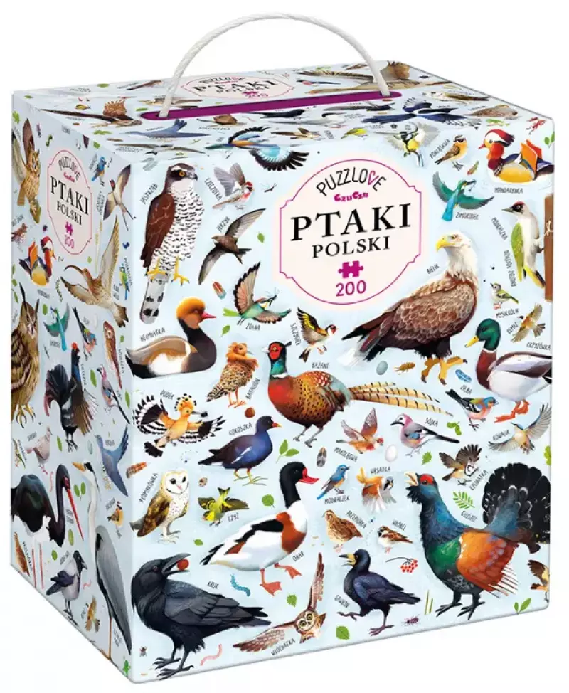 Puzzlove CzuCzu 200 elementów. Ptaki Polski Puzzlove CzuCzu 200 elementów. Ptaki Polski