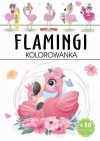 Flamingi. Kolorowanka - zdjęcie