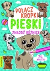 Pieski. Połącz kropki, znajdź różnicę - zdjęcie