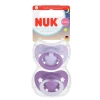 Nuk Smoczek UspokajajĄcy 2 Elementy 6-18m First Choice D N Fioletowy Op.2 szt. 10176384 - zdjęcie