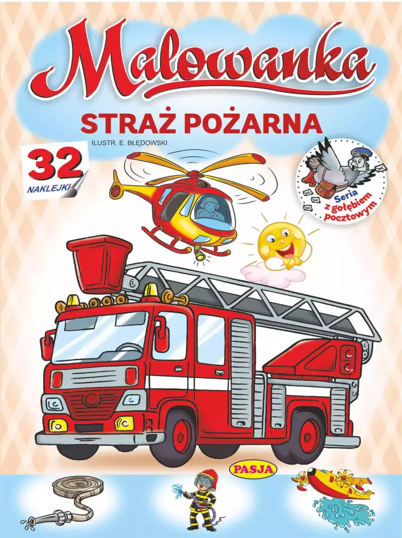 Straż pożarna. Malowanka Straż pożarna. Malowanka
