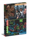 Puzzle 104 elementy. Jurassic Park. Glowing, świecące w ciemności - zdjęcie