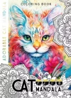 Kolorowanka A4  Cat Mandala Koty - zdjęcie