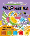 Farbki i pędzelek. Malowanka. Użyj wody, zbudź kolory! W zoo - zdjęcie