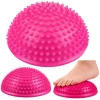 Półkula Sensoryczna Do Masażu Ćwiczeń Równowagi Różowa 16 cm - zdjęcie