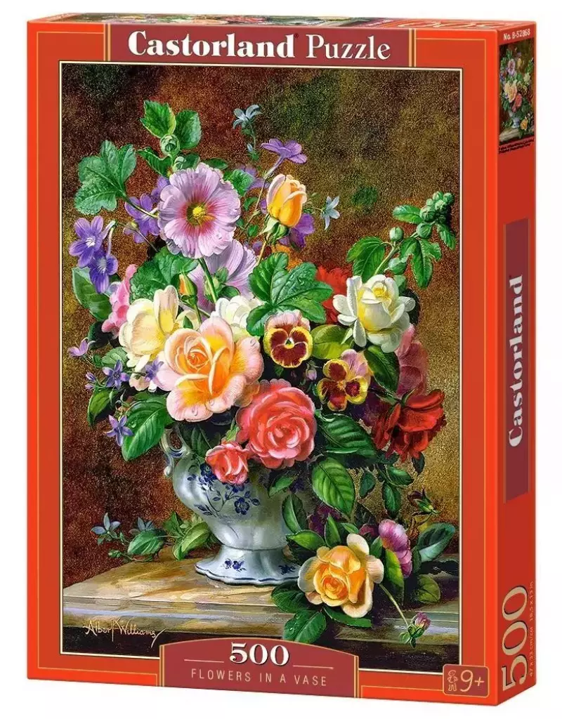 Puzzle 500 elementów. Kwiaty w wazonie Puzzle 500 elementów. Kwiaty w wazonie