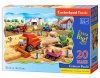 Puzzle konturowe maxi 20 elementów. Praca na farmie - zdjęcie