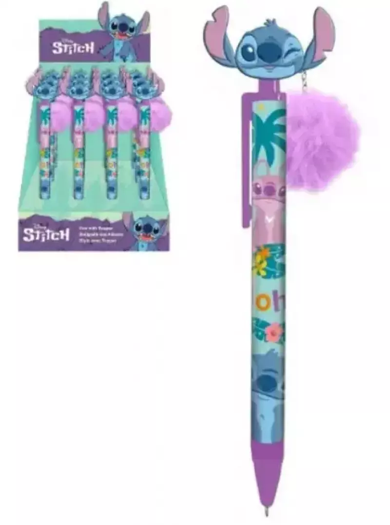 Stitch. Długopis z pomponem