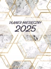 Planer 2025 miesięczny duży 2 geometryczny - zdjęcie
