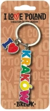 Brelok I love Poland Kraków ILP-BRE-B-KR-06 - zdjęcie