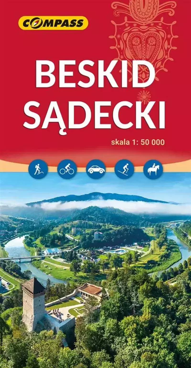 Mapa - Beskid Sądecki 1:50 000 Mapa - Beskid Sądecki 1:50 000